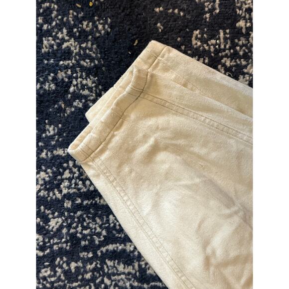 NWT Polo By Ralph Lauren Cream Carrot High Waisted Pleated Pants Sz. 4 - Picture 3 of 6